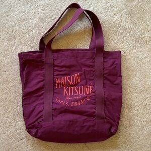 Maison Kitsune palais royal shopping bag